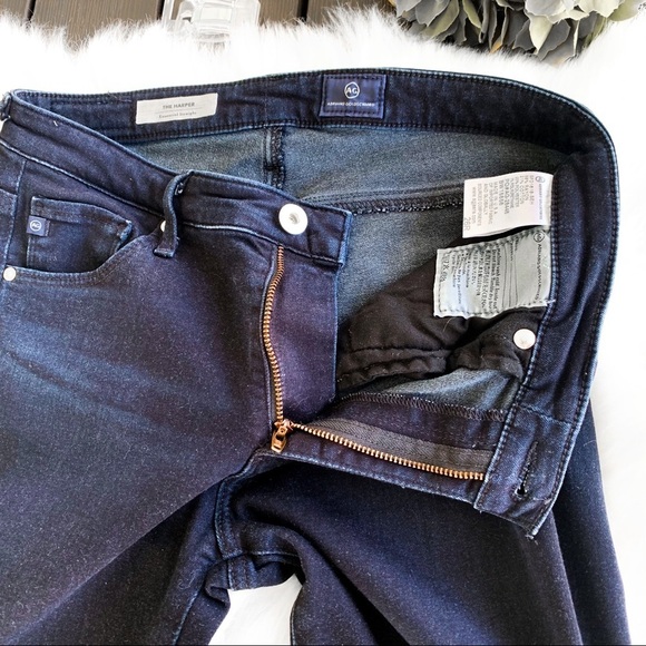 AG Adriano Goldsmith the Harper jeans Essential Straight Dark Blue Wash Sz 26R - Picture 7 of 12
